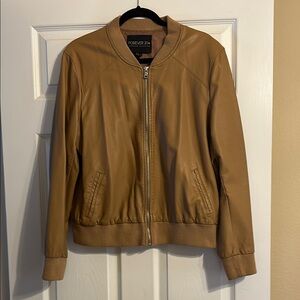 Forever 21 Plus Sizes Tan Bomber Jacket